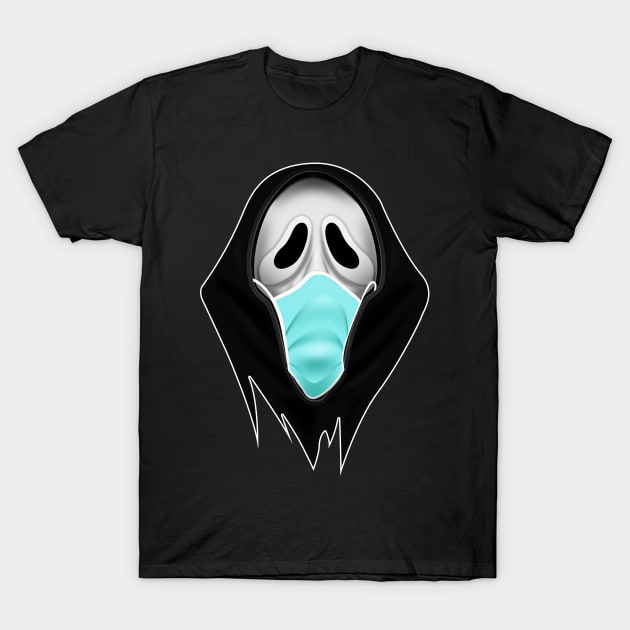 Halloween Ghost Mask with Mask T-Shirt by Ireland
